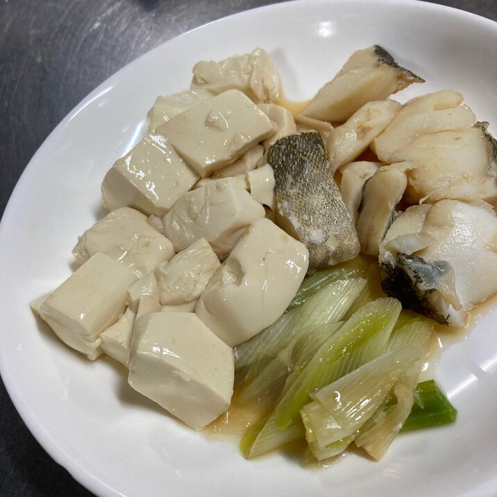 たら豆腐の柚子胡椒風味